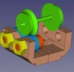 support_banc_essai_essieu_montage